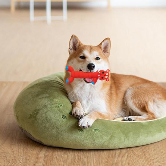 Звуковая игрушка для домашних животных, жесткая устойчивая к укусам латексная кукла в форме животного, жевательная молярная звуковая игрушка для домашних животных, товары для дома и путешествий, товары для домашних животных