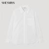 Она S miSS  базовая необходимая рубашка SwwStp12050 Wh
