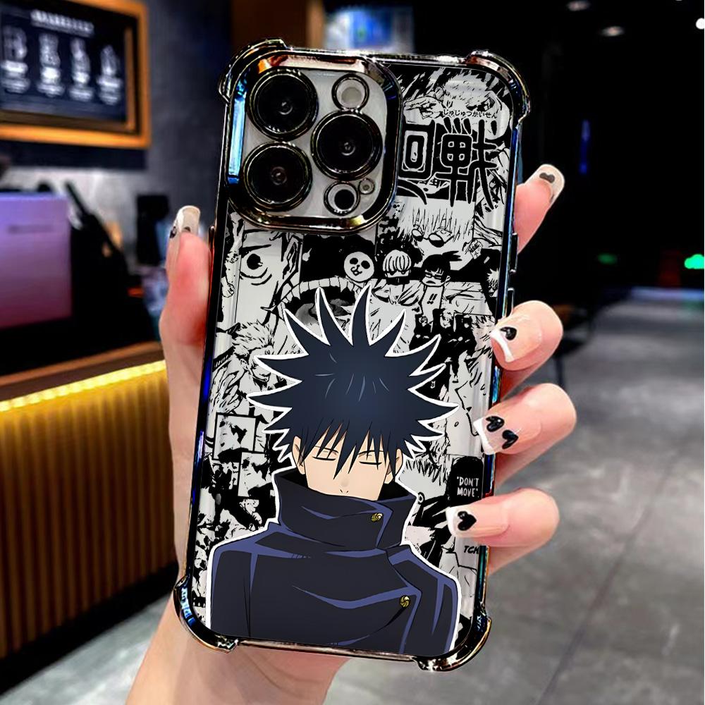 Чехол для телефона с покрытием Jujutsu Kaisen Итадори Юдзи для Samsung S25 S24 S23 S22 S21 S20 FE Note20 Edge Plus Ultra 4G 5G Противоударный