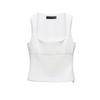 Spring New Gyaru Style Slim fit Slimming Vest Square Collar Elastic Top 2745777 2777