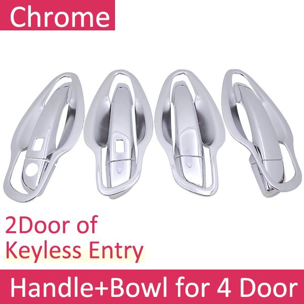 for Peugeot 508 SW ~ Luxuriou Chrome Exterior Door Handle Cover Car Accessories Stickers Trim Set