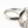Excellent HERMES Ring Echapp MM Silver AG925 Women Used