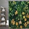 Улица. Занавеска для душа 'Клевер и золотая монета на День Святого Патрика', Декоративная занавеска для душа для ванной комнаты, Водонепроницаемая занавеска для душа с крючками