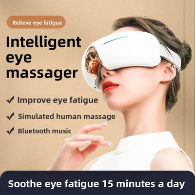Умный массажер для глаз, Складной прибор для защиты глаз, Теплый компресс, Массаж подушками безопасности, Вибрация, Bluetooth-прибор для ухода за глазами