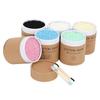 200 Round and Pointed Double-headed Cotton Swab Sticks In A Colored Paper Box, Disposable Makeup Remover and Ear Cleaning Cotton