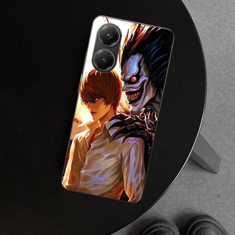 Чехол-обложка N-Note D-Death Yagami Light для Xiaomi Poco X6 X5 X7 Pro F7 Ultra Redmi 15C 15 13C 13 12C 12 10C 10 10A 9C 9A 9