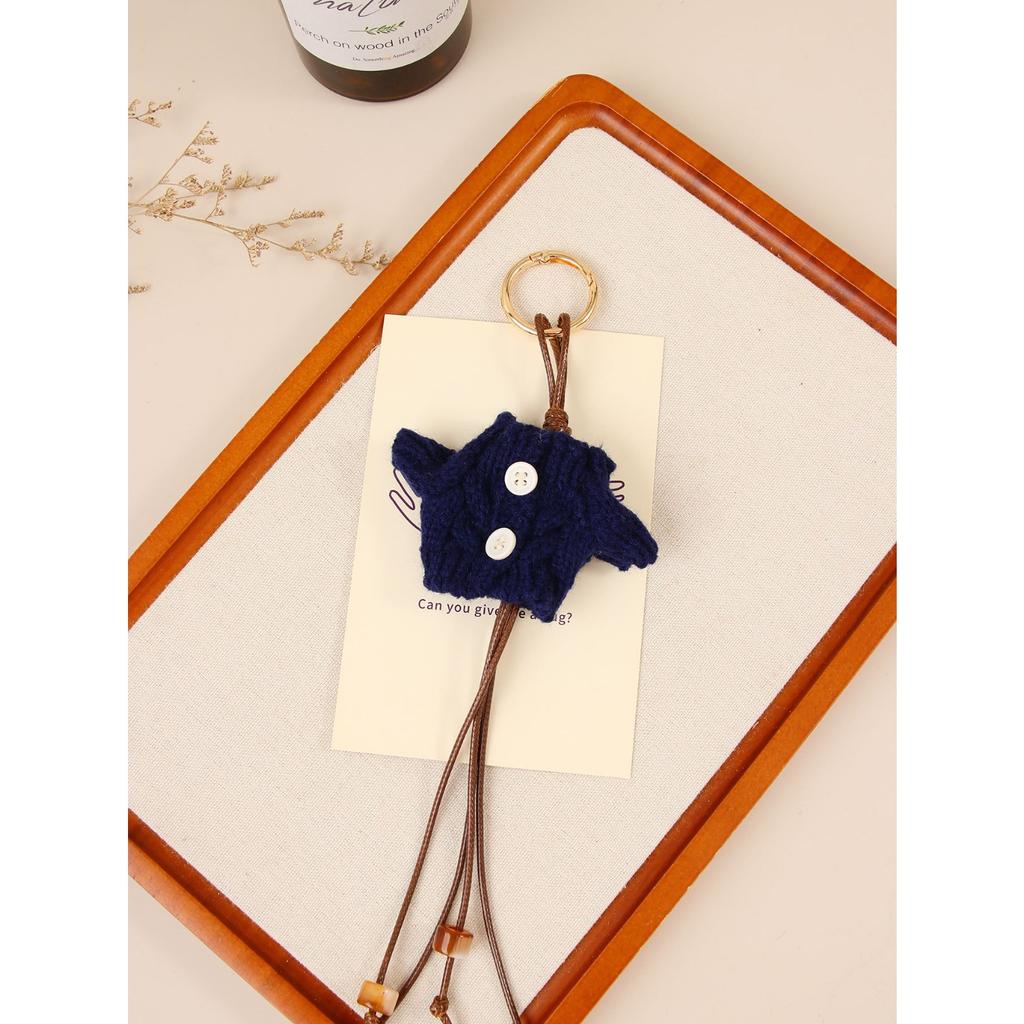 Autumn and winter original retro mini doll sweater beaded bag pendant versatile bag clothes casual pendant accessories