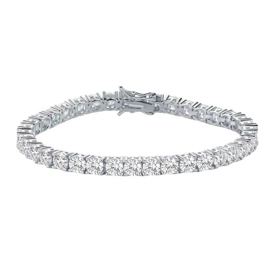 Women Bracelet Cubic Zirconia Simple Design Gift for Anniversary Birthday Christmas Enhance