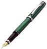 Xezo Incognito Fountain Pen Medium Nib Forest Green Layered Rucker Pure Platinum Handcrafted Guilloche Limited Edition Series Plated. & Engraved.