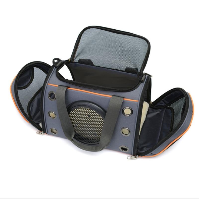 Домашние животные Кошачья сумка-переноска Портативная сумка через плечо Дышащая Большая вместимость Кошки Маленькие собаки Слинги Рюкзак Товары для животных