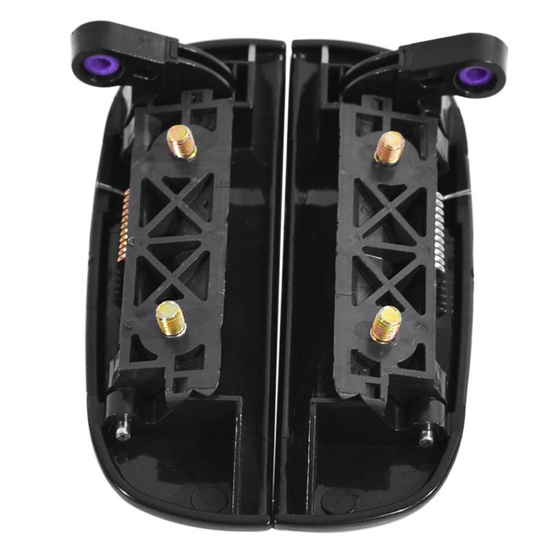 Ручка открытия двери автомобиля спереди и сзади, наружная ручка двери слева и справа, черная для Suzuki New Alto, детали наружной дверной ручки