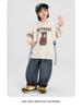 Fairy Tale Memory Boys' Fleece Sweatshirt – 2025 Autumn/Winter, Round Neck, Korean Style, for Middle & Big Boys.