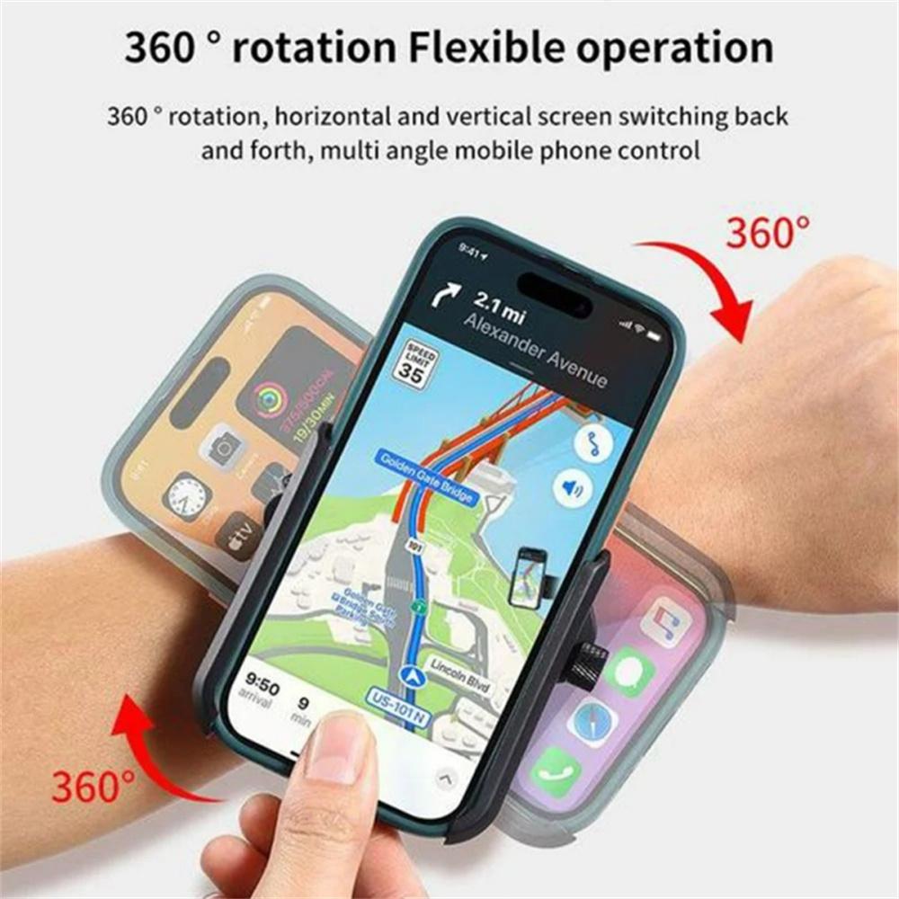 360° Rotation Multi-function Phone Holder for Car Wristband Mobile Support Universal Phone Stand For Sports Cycling Motorcycle