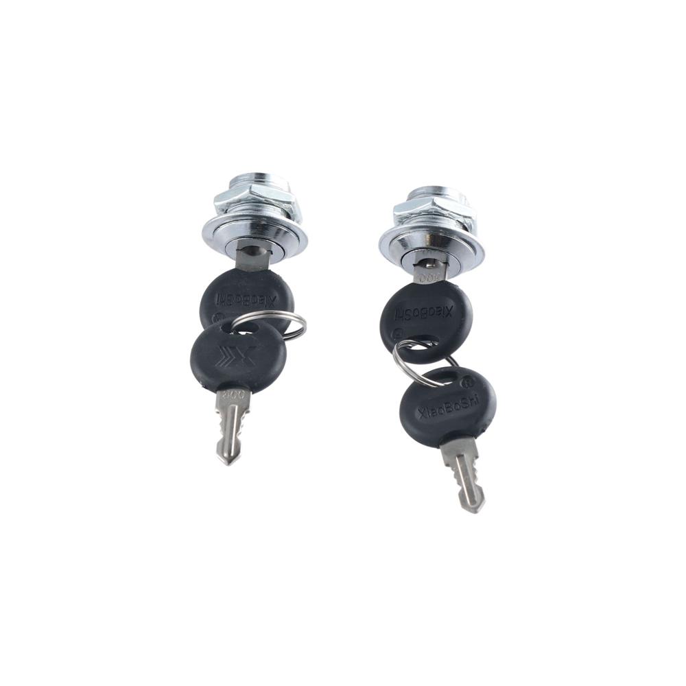 1Pcs Cabinet Door Drawer With 2 Plastic Keys Furniture Hardware Pannlart Locker Padlock