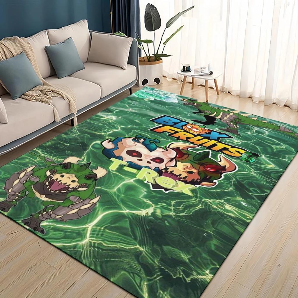 27 Style New B-Blox Fruit Cartoon Carpet Rug for Living Room Bedroom Home Sofa Decoration,Kids Play Non-slip Floor Mat