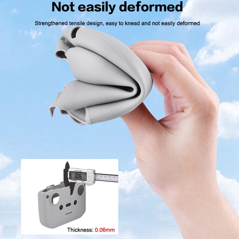 Силиконовый чехол для Mini 4K/2/Mini 3 Pro/Mavic 3/Air 3/2S Drone Remote Control Protective Cover Rc-N1/2/3 Accessories