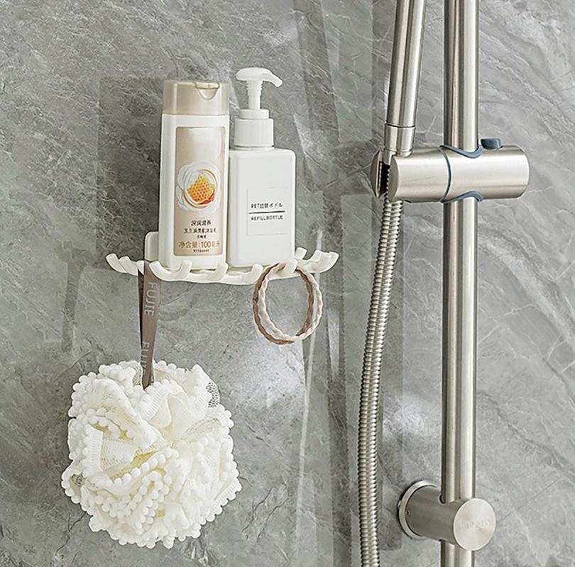 Мыльница настенная дренажная полка для домашнего использования без перфорации для ванной комнаты высокого класса новые крючки для мыльницы для ванных комнат высокого класса