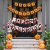 Halloween Flag Holiday Party Paper Decorations Bar Venue Atmosphere Photo Props