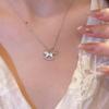 Zirconia Mother-of-Pearl Zodiac Little Horse Necklace - Элегантная китайская стиль цепь на ключицу
