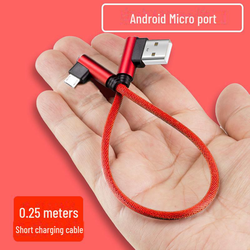 120W Fast Charge Right-Angle Data Cable for Huawei, VIVO, Honor, OPPO, Xiaomi