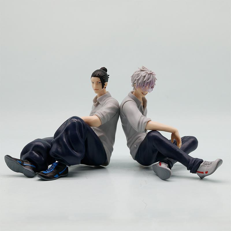 Аниме Фигурка Jujutsu Kaisen Стопор для лапши Годжо Сатору Экшен Фигурка Фушигуро Мегуми Коллекционная Модель Игрушки НОВЫЙ ПВХ Подвижная Сочлененная Масштаб