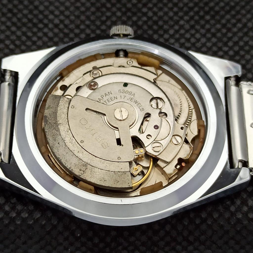 ВОССТАНОВЛЕННЫЕ ВИНТАЖНЫЕ SEIKO 5 AUTO 6309A ЯПОНИЯ МУЖСКИЕ АРАБСКИЕ ЧАСЫ 533c-a279888-6