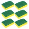 METALLIXITY Dish Sponge X X Set of Kitchen Sponge Scrubber for Green (11 7cm/4.3" 2.8") 6, Non-Scratch - Dishes, Pots, Pans, Sinks, Cookware,