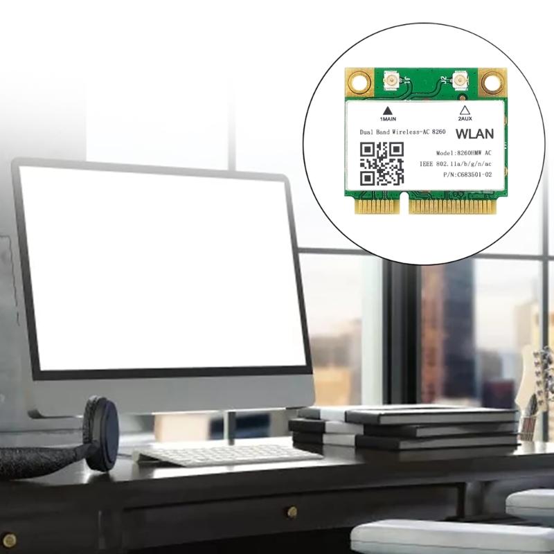 Wireless-AC 8260HMW PCI-e Wifi k карта 2.4g 5g WI-FI -совместимая4.2 867Mbps 8260 WIFI адаптер
