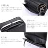 Genuine Leather Tochigi Leather Long Wallet Wallet Thin Slim Coin Purse Card Case Stylish Popular Brand Made In Japan [NARU] Men's Women's (Navy)