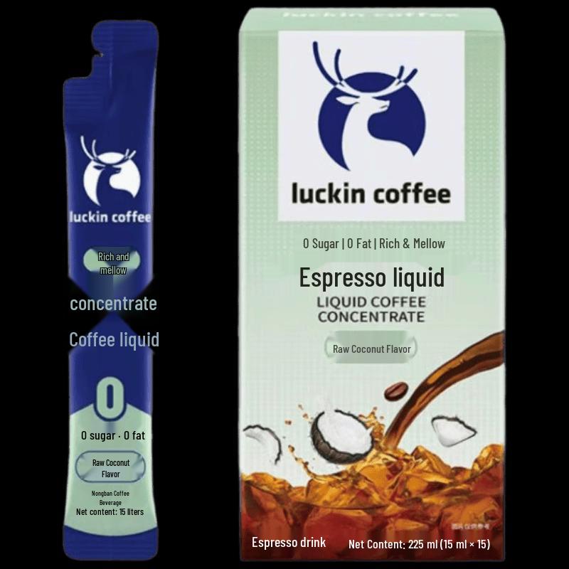Luckin Coffee 0 Sugar 0 Fat Concentrated Coconut Instant Cold Brew Coffee