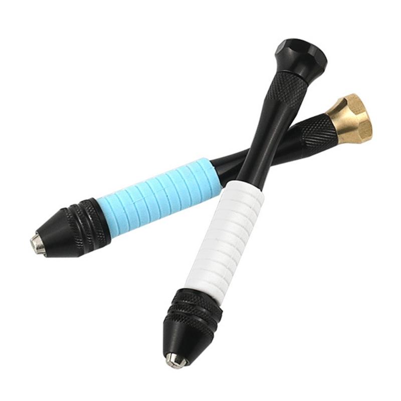 Professional Lightweight Aluminum Hand Drill Grip Featuring Smooth Gear System For Easy Model Crafting And DIY Projects