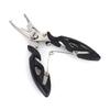Fishing Pliers Split Ring Scissors Wire Line Cutter Hook Removers Tackle   Bag Black
