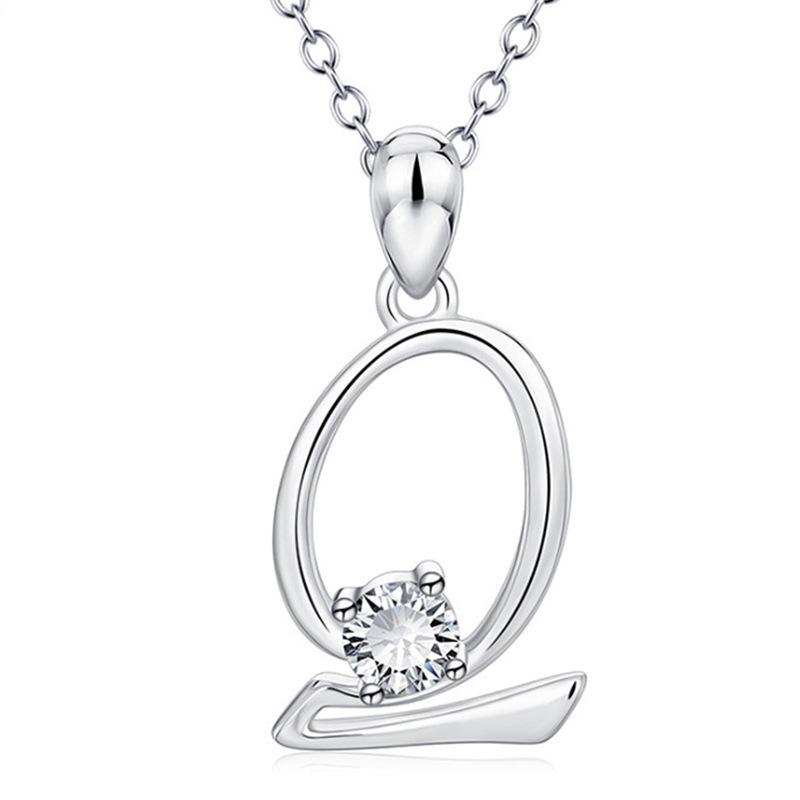 Ожерелье с подвеской Weiya Wish Diamond Alphabet — модное и стильное