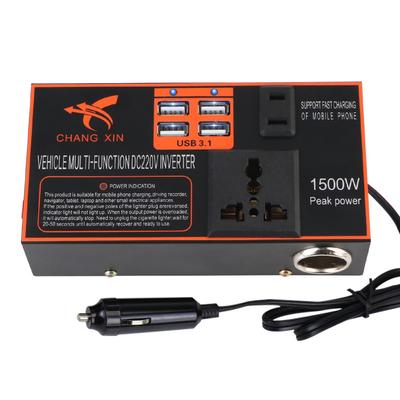 Розетка прикуривателя USB-зарядные устройства Быстрая зарядка 8 портов DC 12В/24В к AC 110В/220В Адаптер питания Конвертер Автомобильный инвертор Вилка прикуривателя