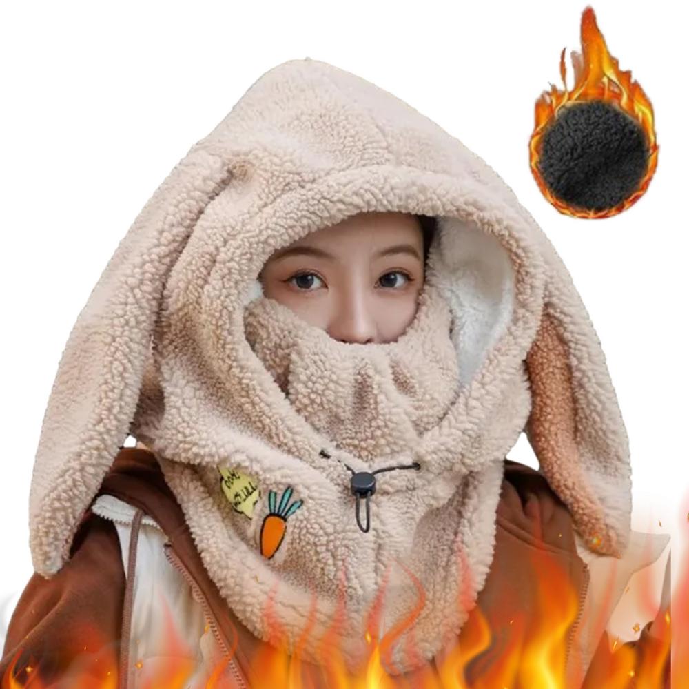 Motorcycle Face Cover Windproof Wind Resistant Warm Face Cover Winter Hat Outdoor Hooded Hat Skiing Head Warmer Cartoon Cute