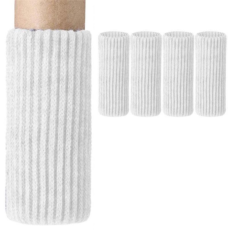 4/8/12/16 шт. вязаные носки для ног стула, высокоэластичные ножки стола, защитные чехлы для пола, нескользящие защитные накладки для мебели, уменьшают шум