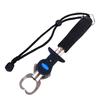 MUQZI Sports Accessory Stainless Steel Fishing Gripper Fish Lip Grip Tool with 15kg Weight Scale Ruler