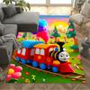 Thomas Train Birthday Party Floor Mat Suitable for Bedrooms Foyer Hallway Game Room Anti-slip Rug Office home decor