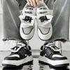 Sports Skate Shoe for Men's 2024 Spring and Autumn Niche Design Bread Casual Shoes Mens New China-Chic Brand Daddy Shoes Male