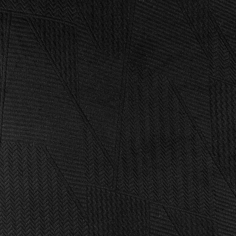 Square Grid Air Layer Jacket: Wire-Padded Polyester-Ammonia Fabric for Casual Home Wear.