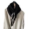 Korea Dongdaemun Spring New Solid Color Wrinkled Scarf Thin Women's Autumn and Winter Travel Decorative Shawl