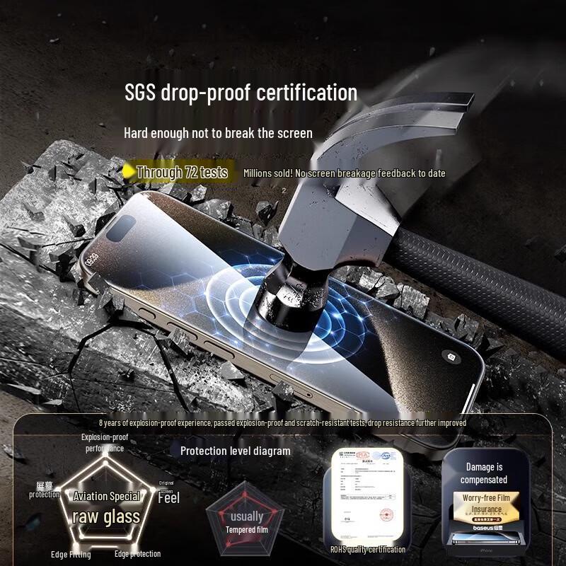 Baseus Anti-Peep Tempered Glass Screen Protector