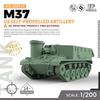 SSMODEL 1/200 Military Model Kit US M37 Self-propelled Artillery