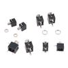 10Pcs 2.5/3.5Mm Pj301 Female Audio Connector 3 Pin Dip Headphone Jack Socket Mono Channel Pj-301M Pj301M Pj-201