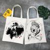 Kujo Jotaro JOJO Anime Shopping Bag Shopper Jute JOJO's Bizarre Adventure Bag Shopping Manga Tote Bag Shoping Reusable Bolsa