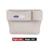 Leather Car Seat Gap Water Cup Holder Box Storage Bag For Ford Escape Ecosport Fusion Explorer Expedition Taurus