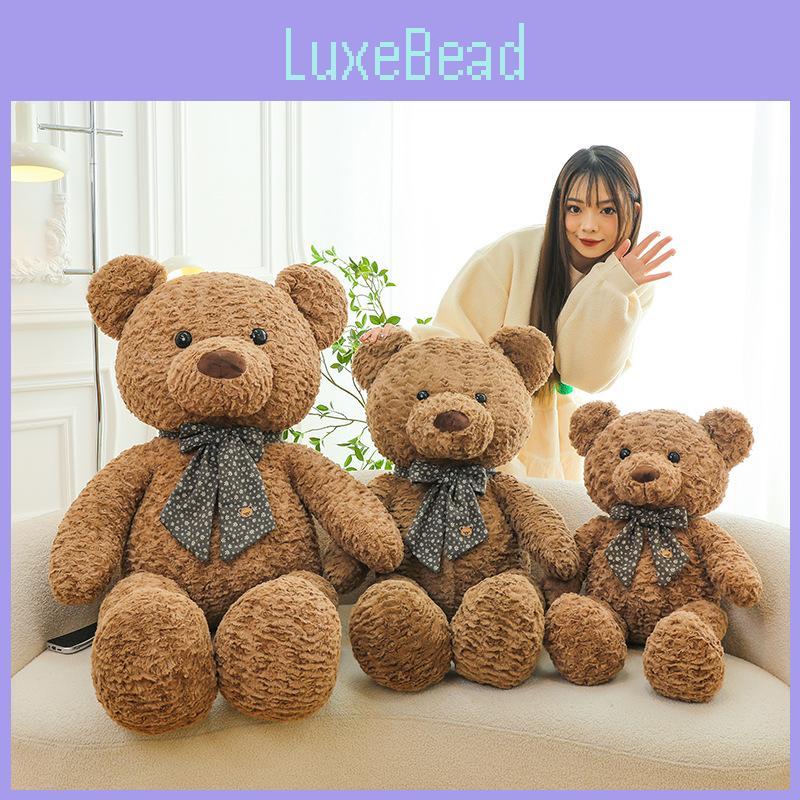 Tie Bow Teddy Bear Plush Toy Cartoon Stuffed Animal Doll Decoration Gift Kids