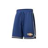 Basketball Series Loose Casual Splicing Shorts Men Bottoms Salt-Blue AAPS269-2