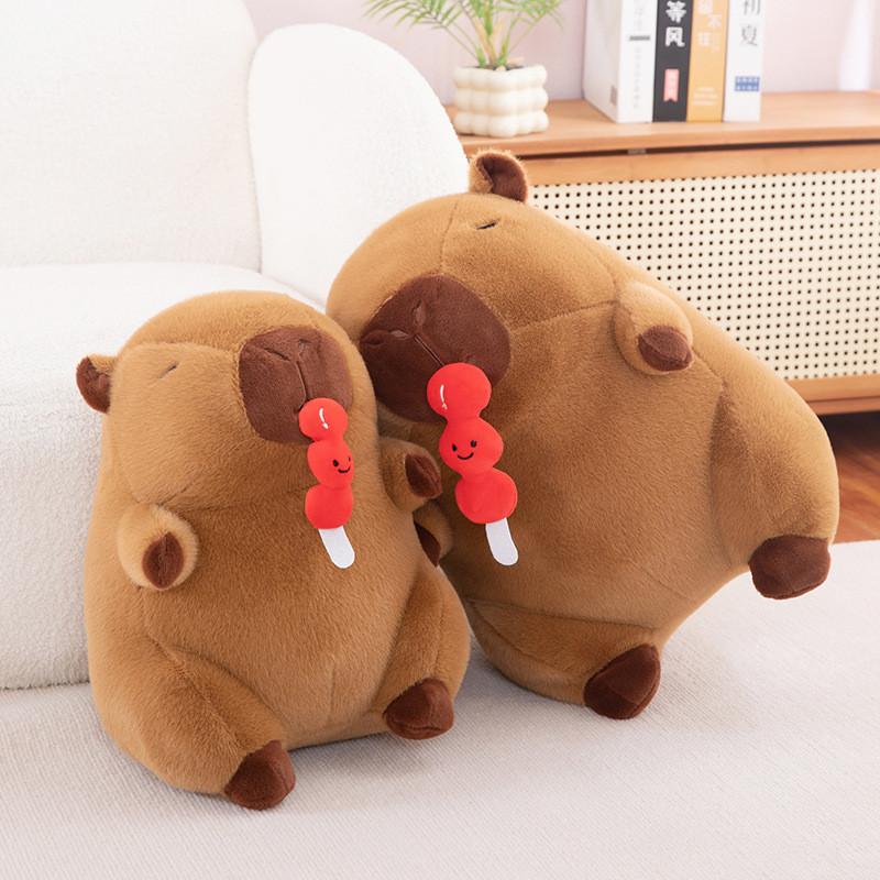 Nosepicking Cartoon Capybara Plush Doll Figure Candy Toy Room Decor Girl Gift