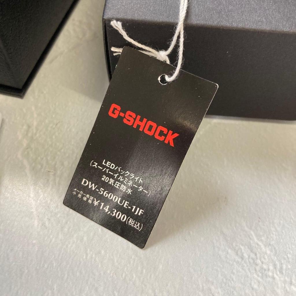 Б/у Цифровые часы CASIO G-SHOCK DW-5600UE-1JF Черные